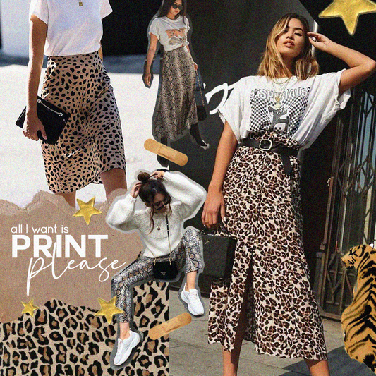 PRINT FOR ME🐆 3 outfits para 3 situaciones diferentes✌️